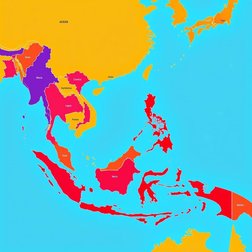 Map of ASEAN Member States