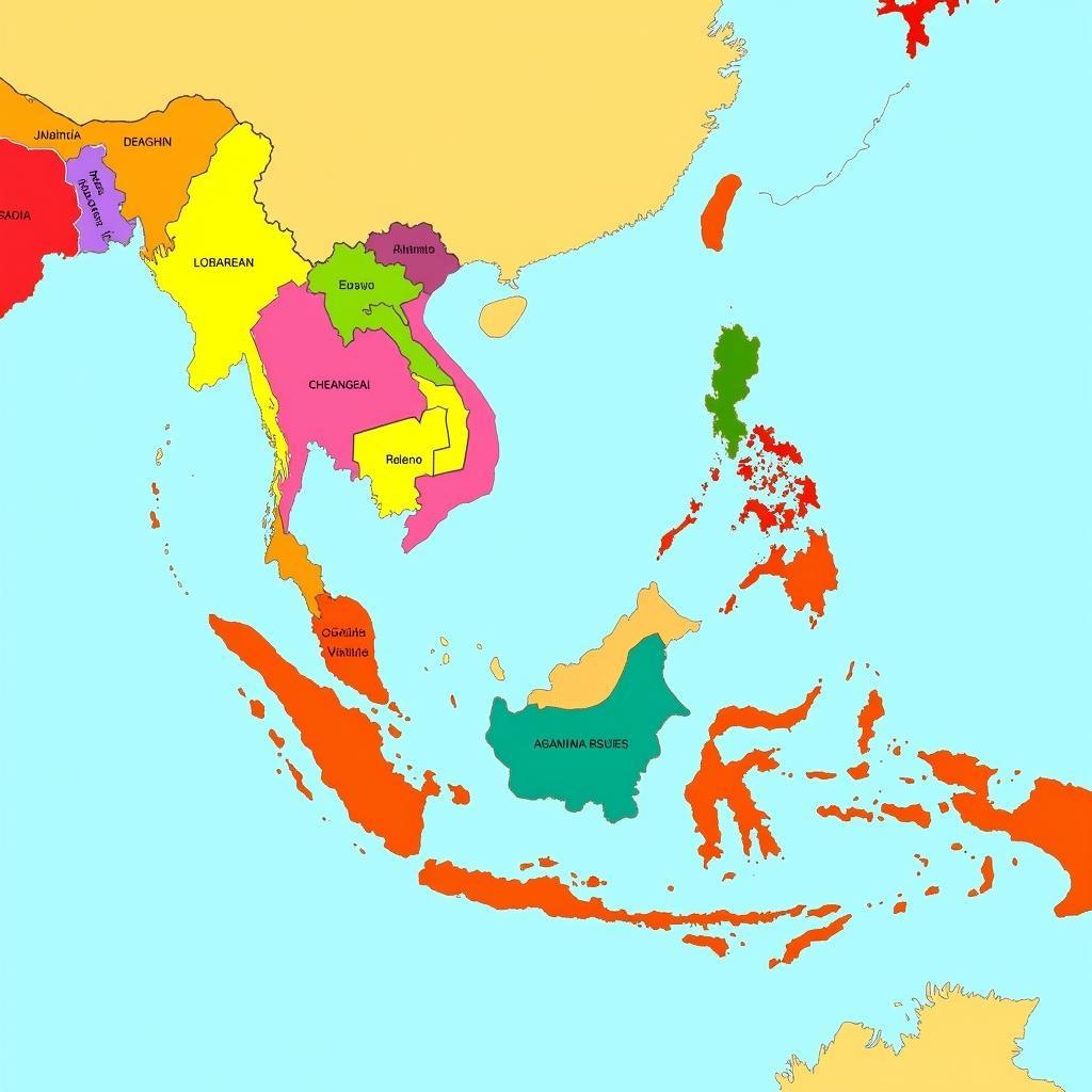 Map of ASEAN Member States