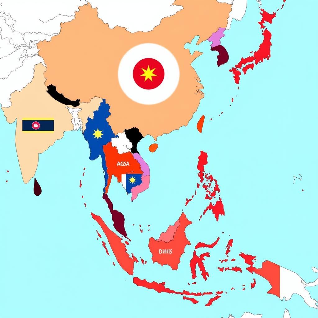 Map of ASEAN Member States