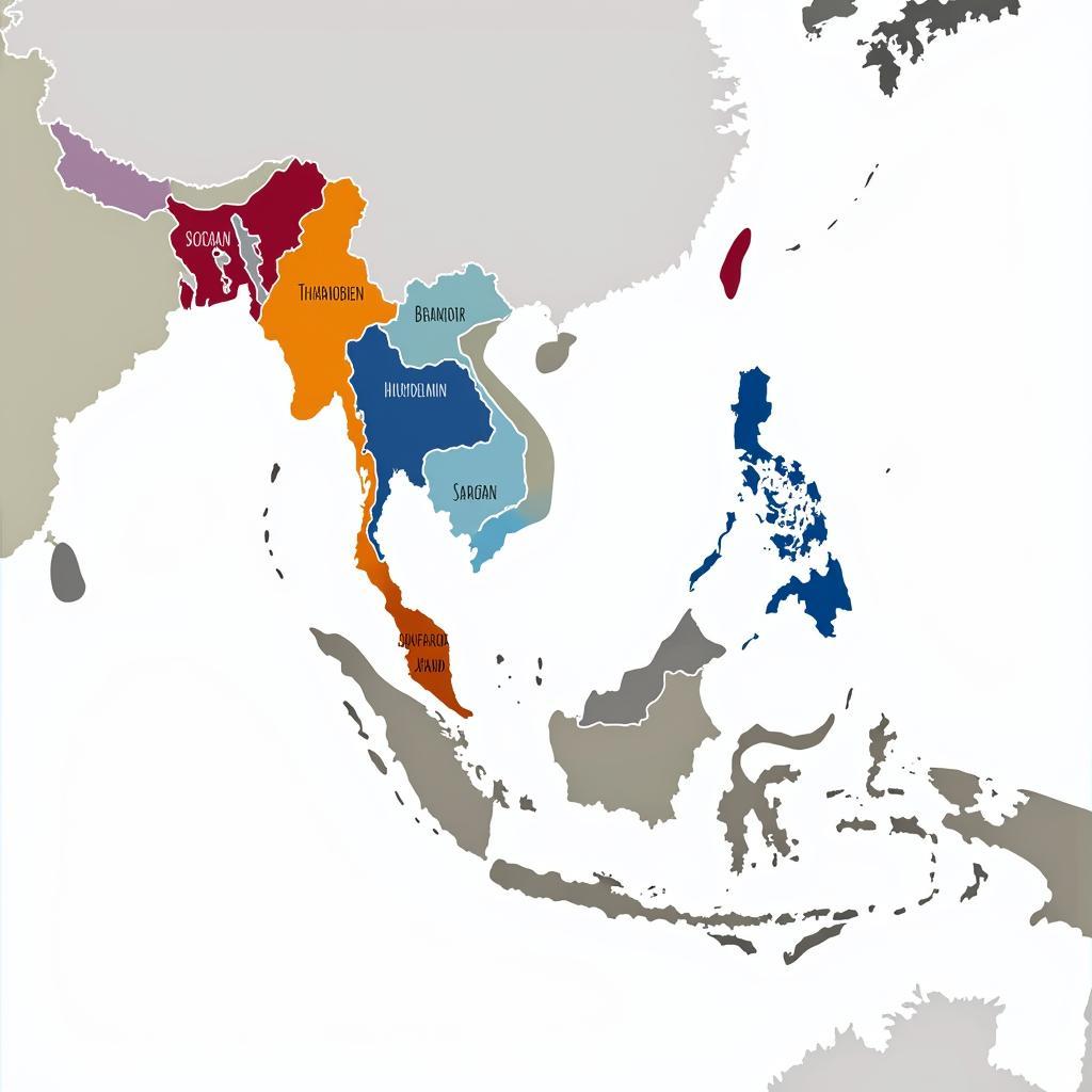 Map of ASEAN Member States