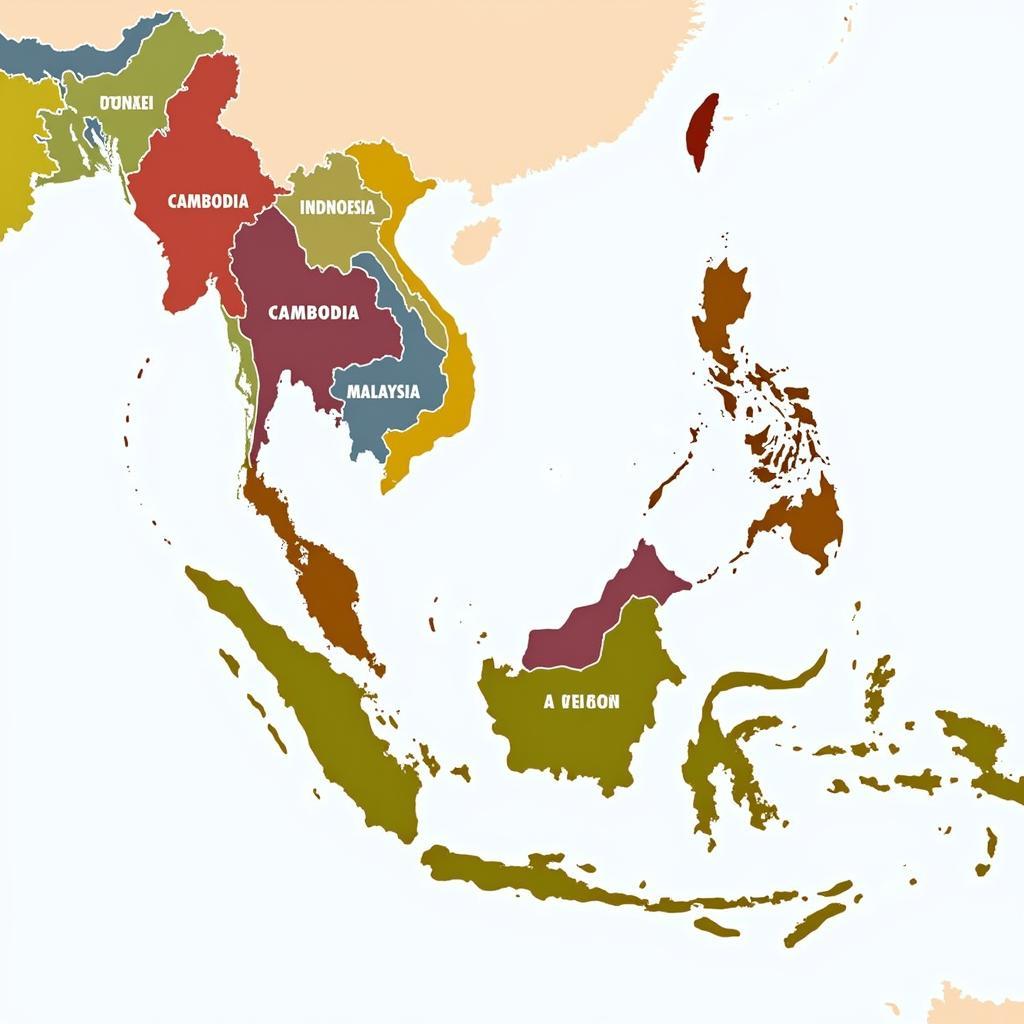 Map of ASEAN Member States