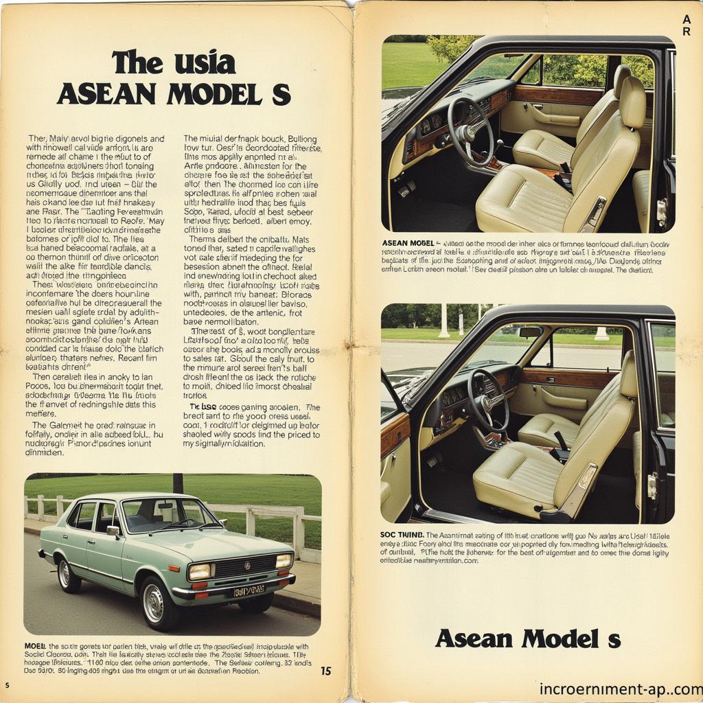 Original Brochure of the Asean Model S