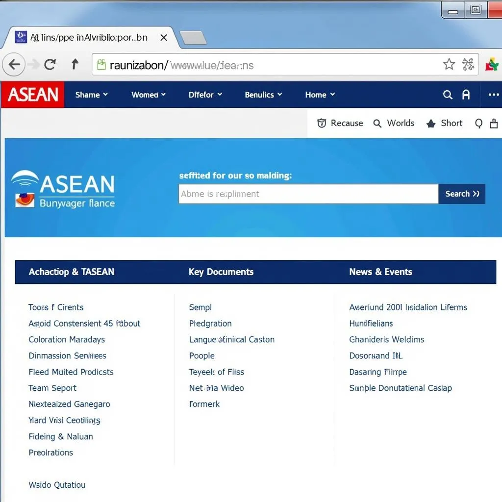 Official ASEAN Website Homepage