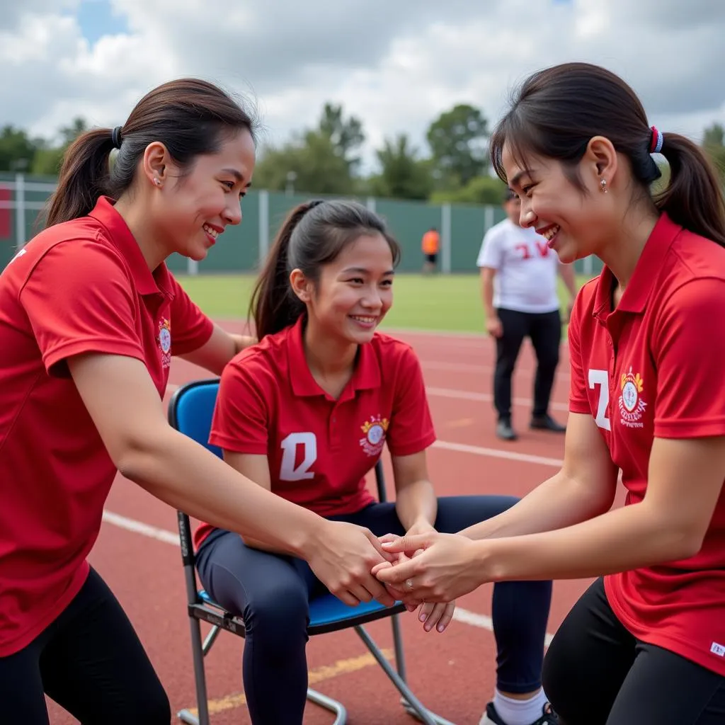 Asean Para Games Volunteers and Athletes