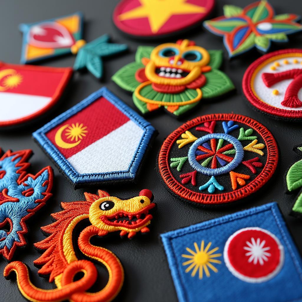 ASEAN Cultural Symbol Patches