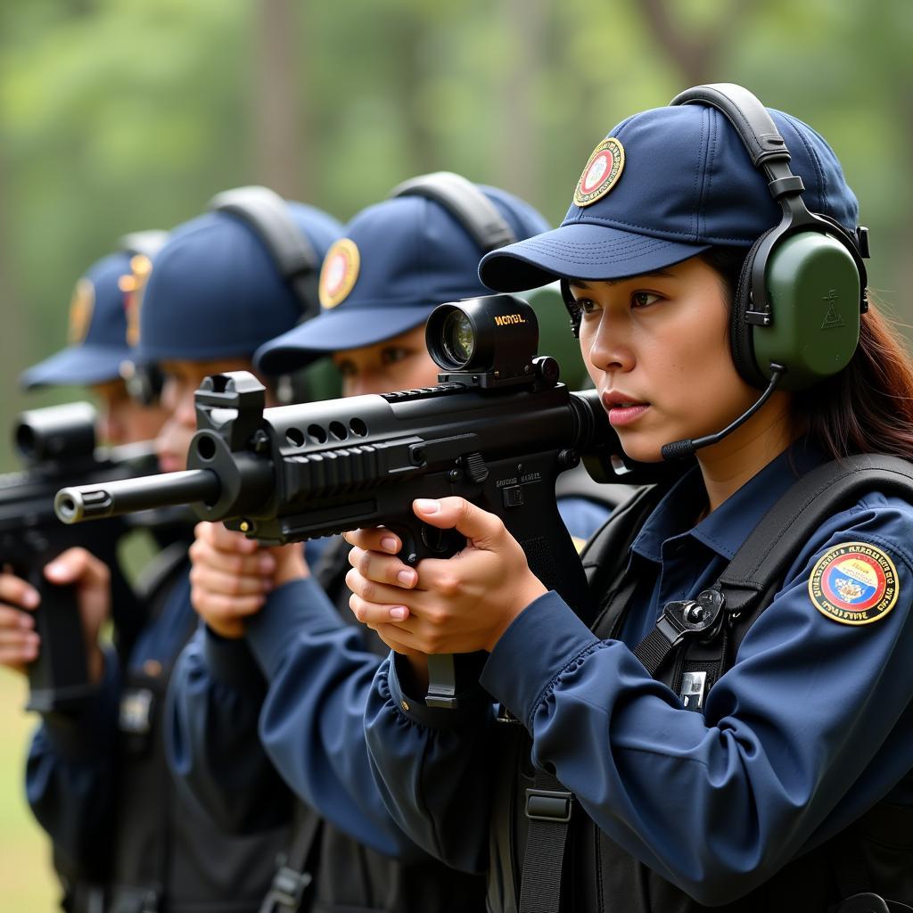 ASEAN Police Training with Sound Moderators