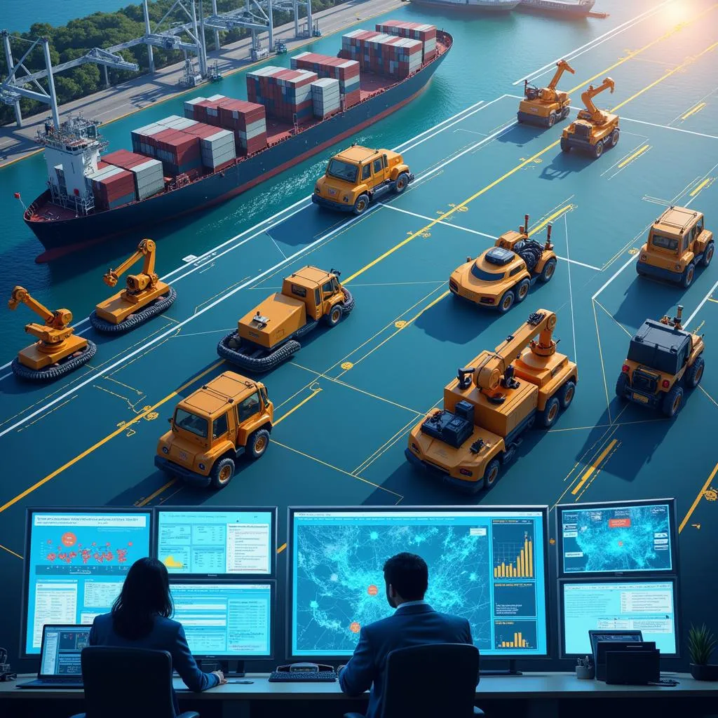 Modern technology being used in ASEAN ports