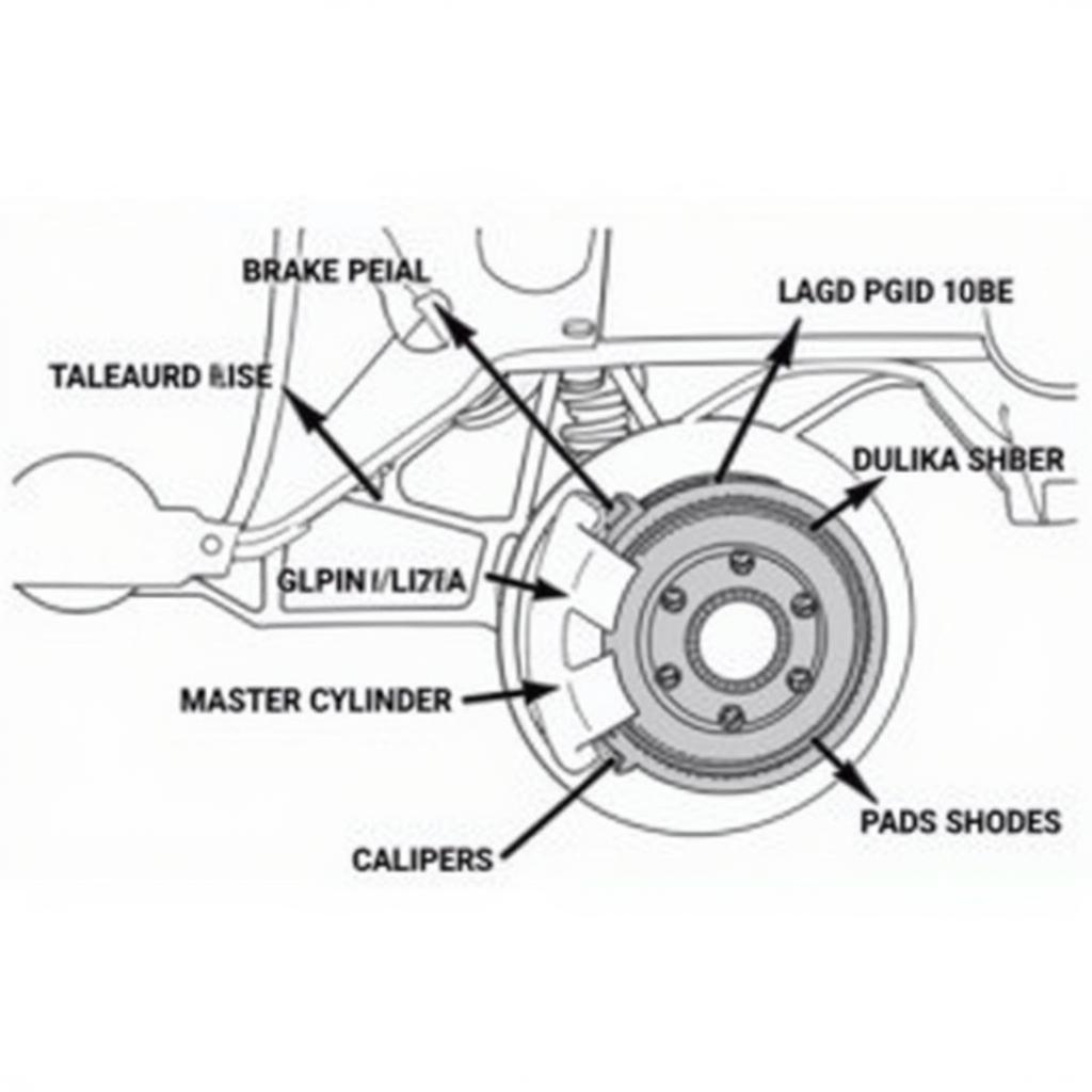 ASEAN Practice Test: Braking System Components