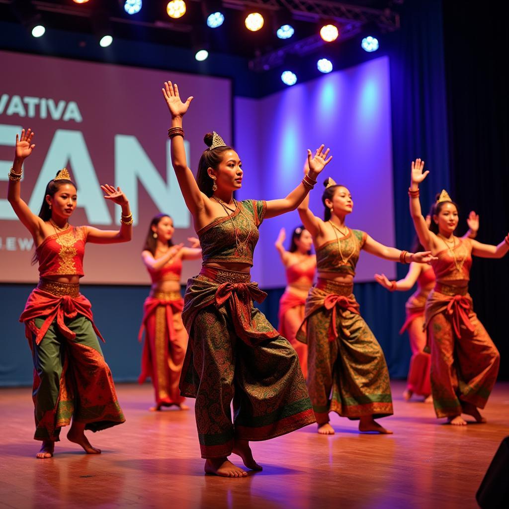 Cultural Performance at an Asean Preview Party