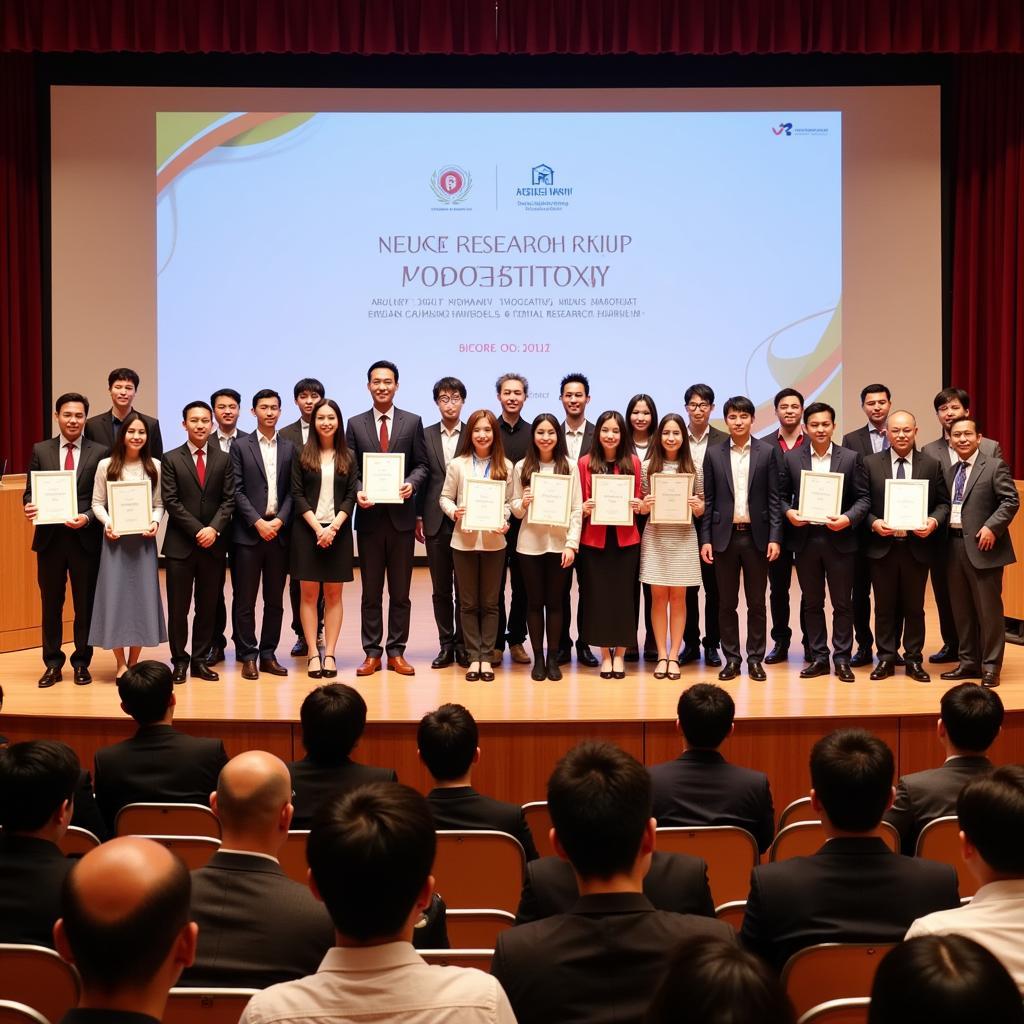 Award ceremony at the ASEAN Research Competition