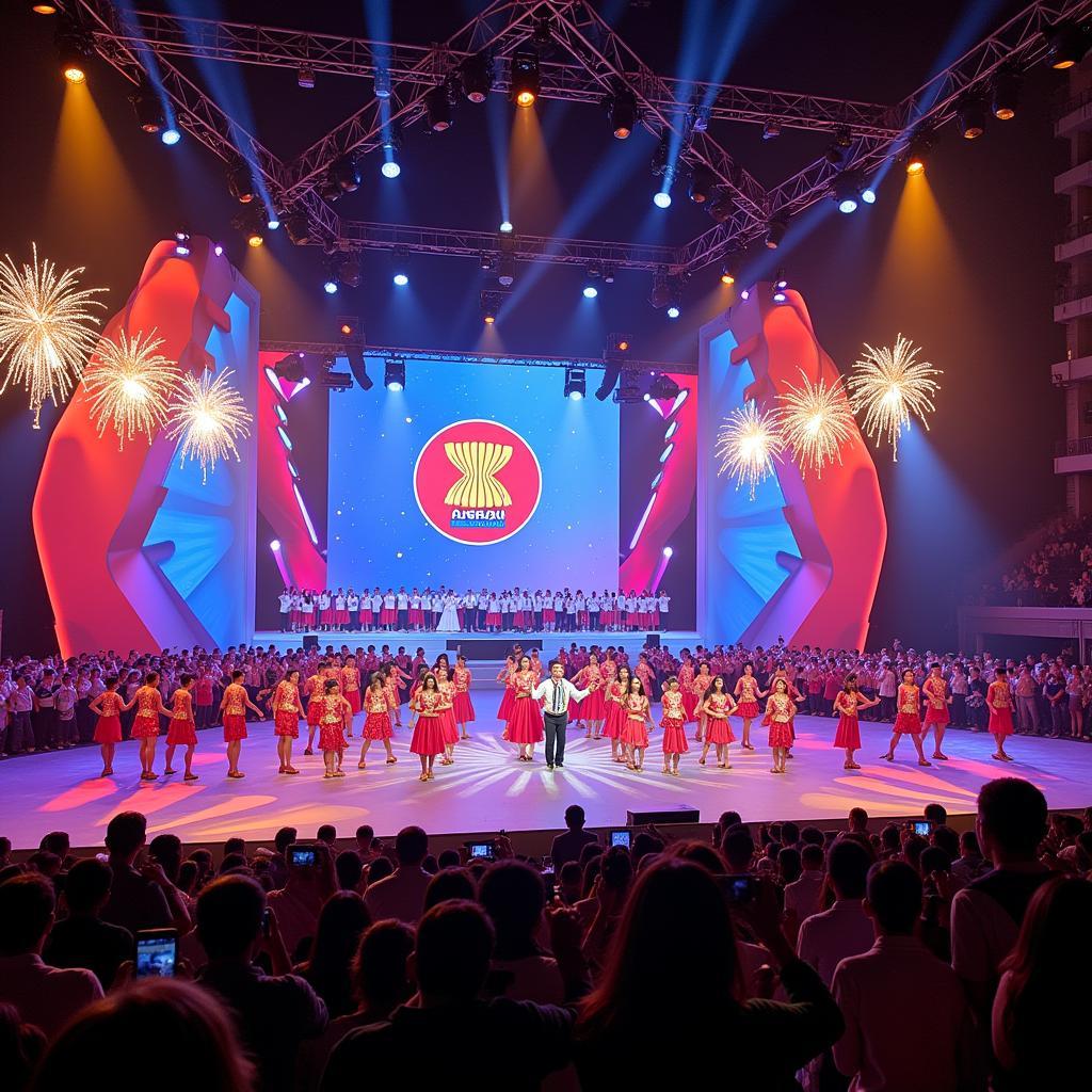 Vibrant opening ceremony of the ASEAN School Games