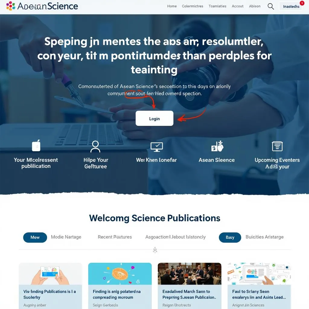 Asean Science Platform Homepage