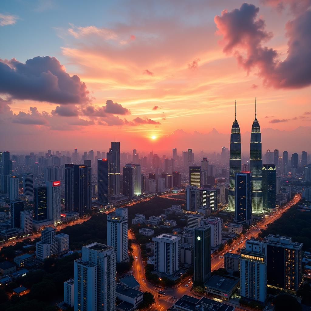 Thriving ASEAN Skyline