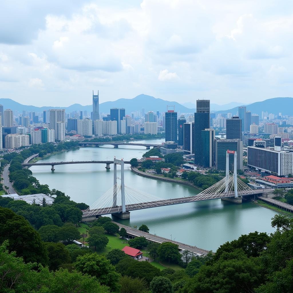 ASEAN Skyline showcasing impressive feats of structural engineering