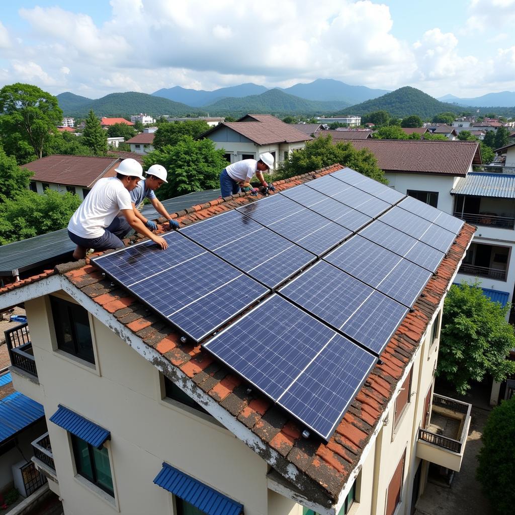 ASEAN Solar Panel Installation