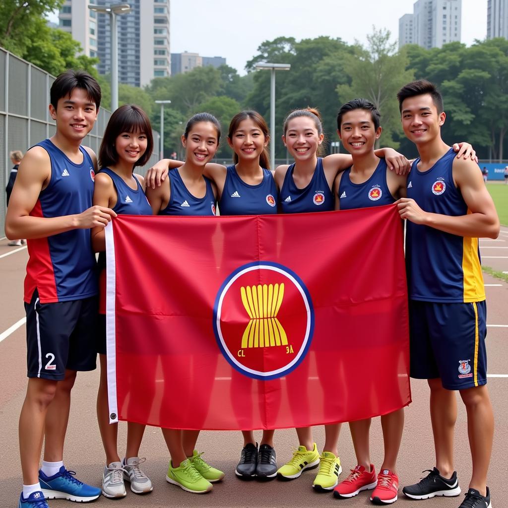 ASEAN athletes united in celebration