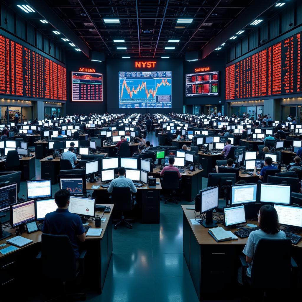 ASEAN Stock Exchange Trading Floor