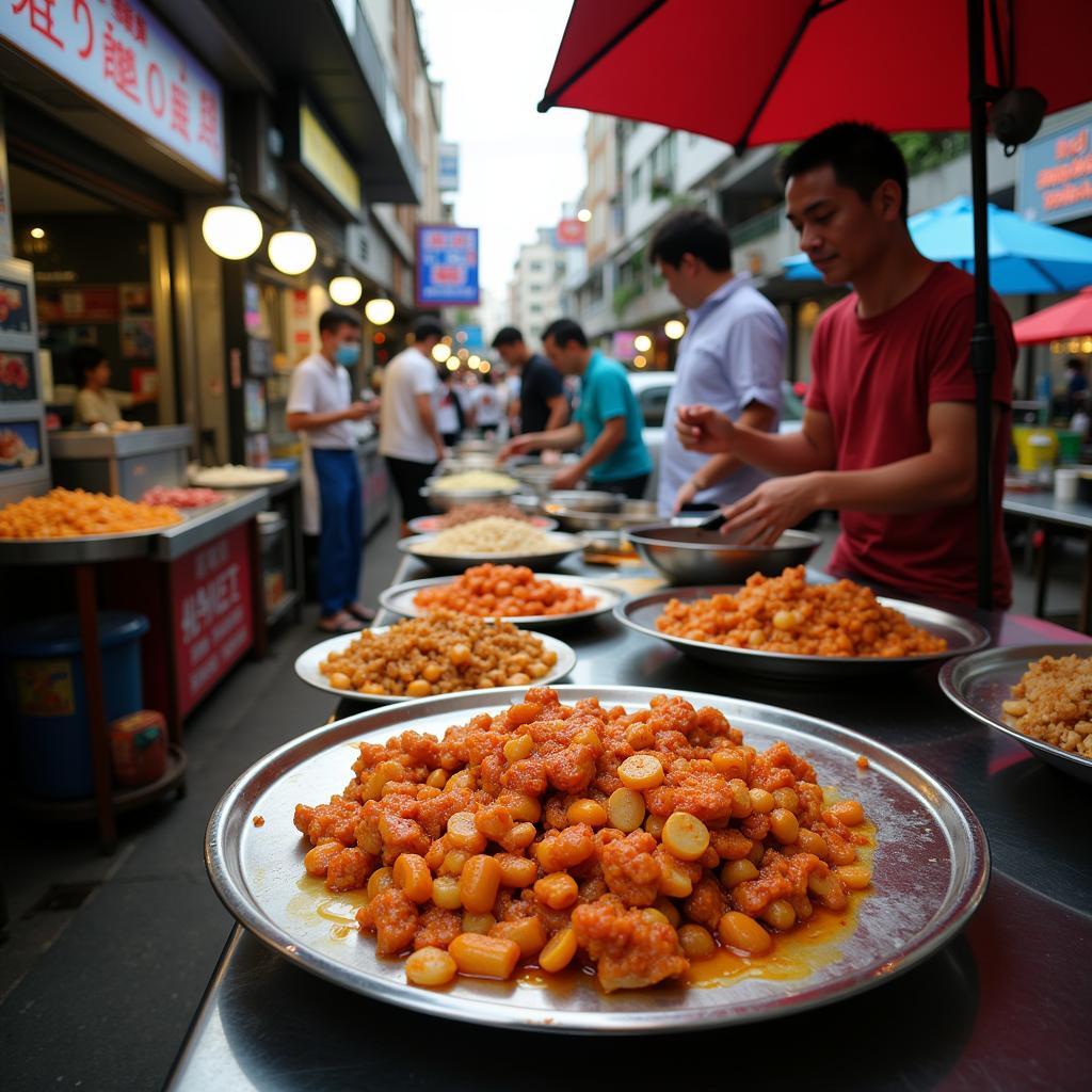 Street Food Vendors Preparing Bokkie