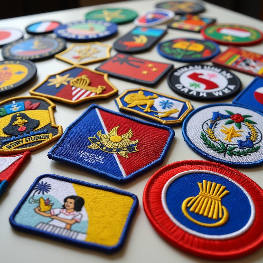 Example Designs of Asean Student Certification Patches