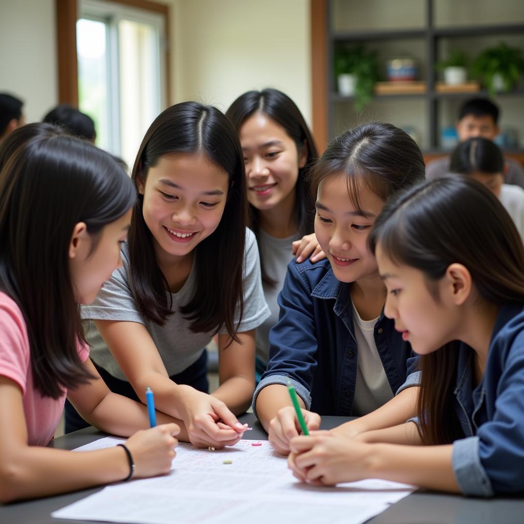 ASEAN Students Participating in an Exchange Program