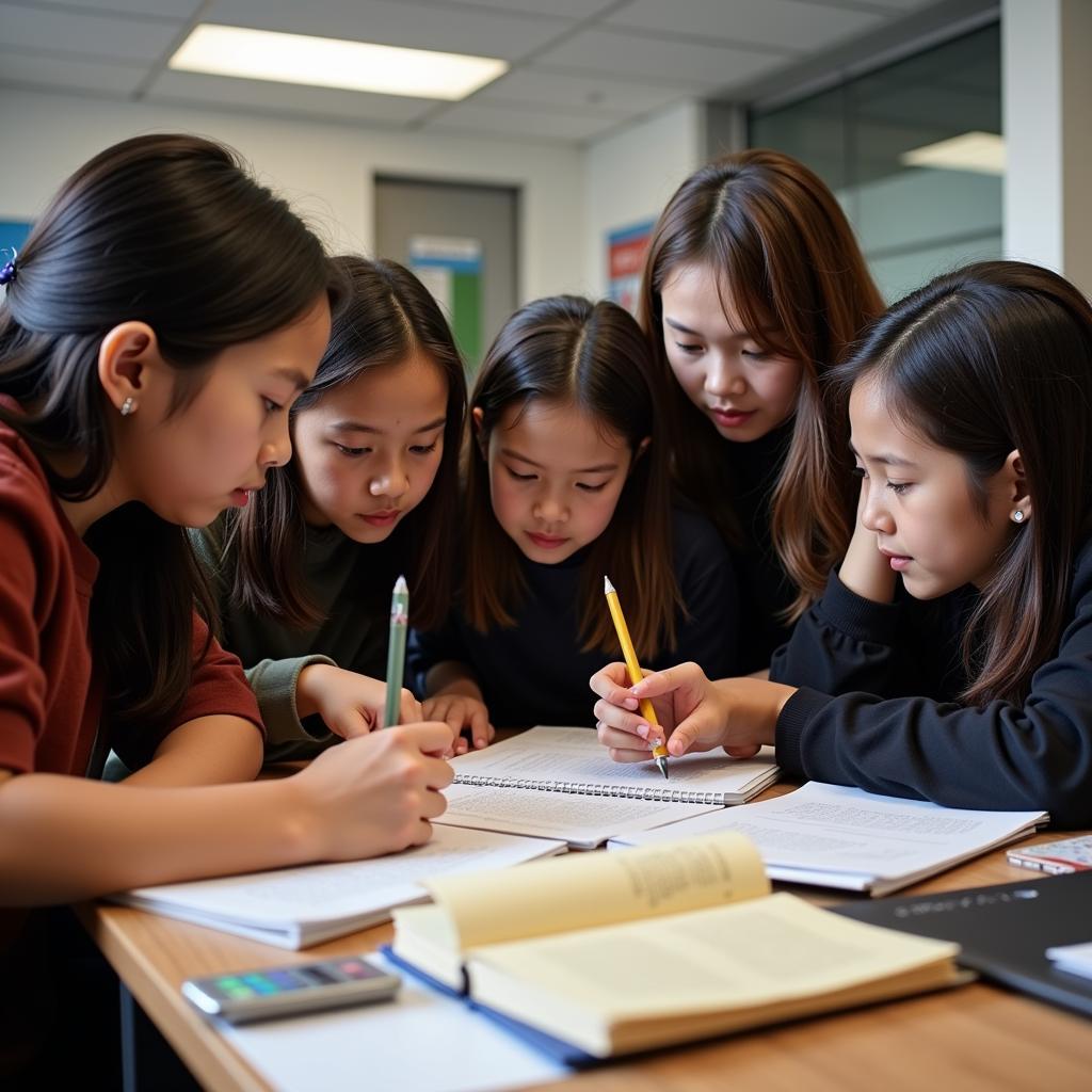 Students Studying ASEAN Topics