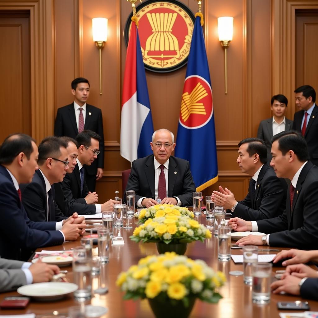 ASEAN Leaders at a Summit