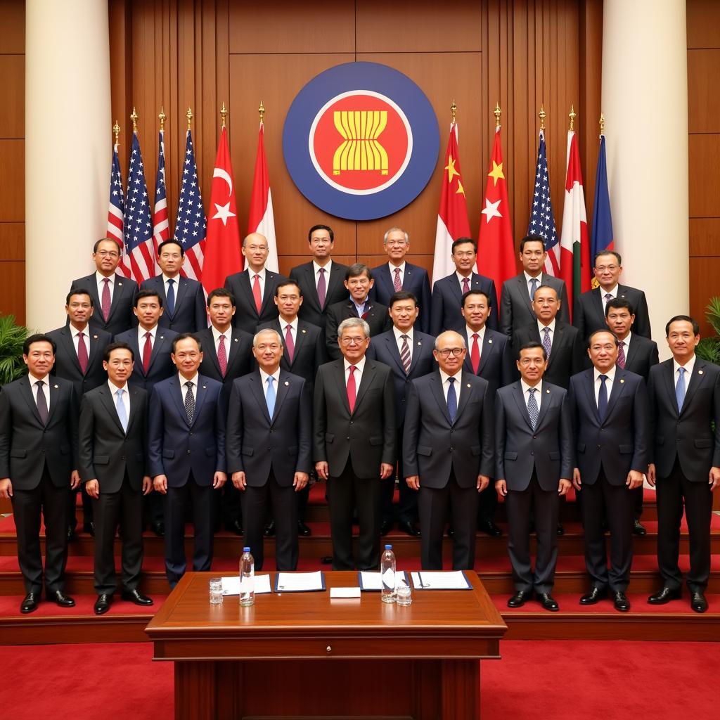 ASEAN Leaders at a Summit