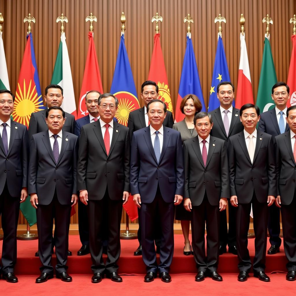 Leaders of ASEAN Member States at a Summit