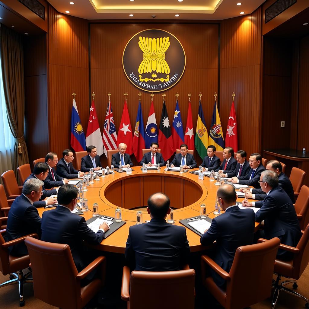  ASEAN Leaders at a Summit