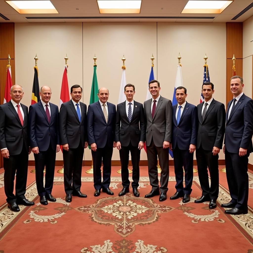 ASEAN leaders at a summit