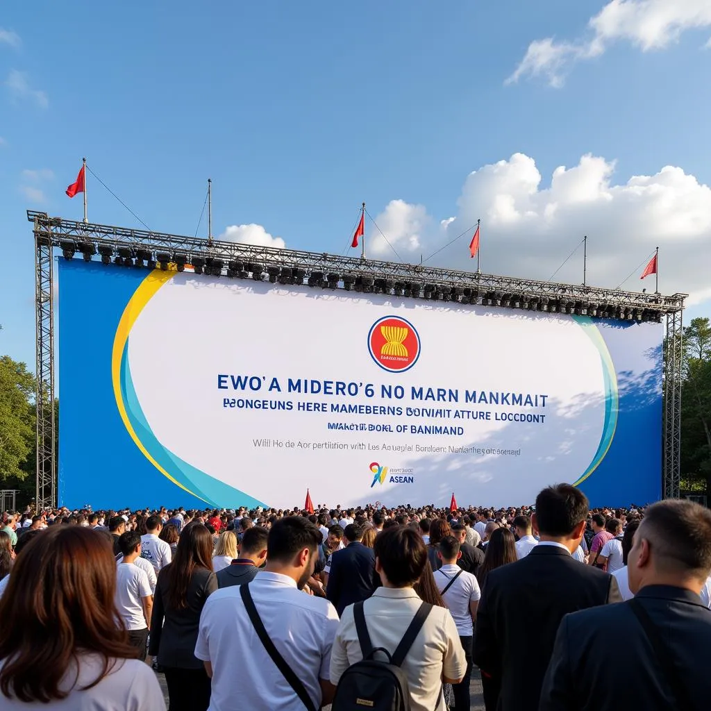  ASEAN Summit Banner with Logo