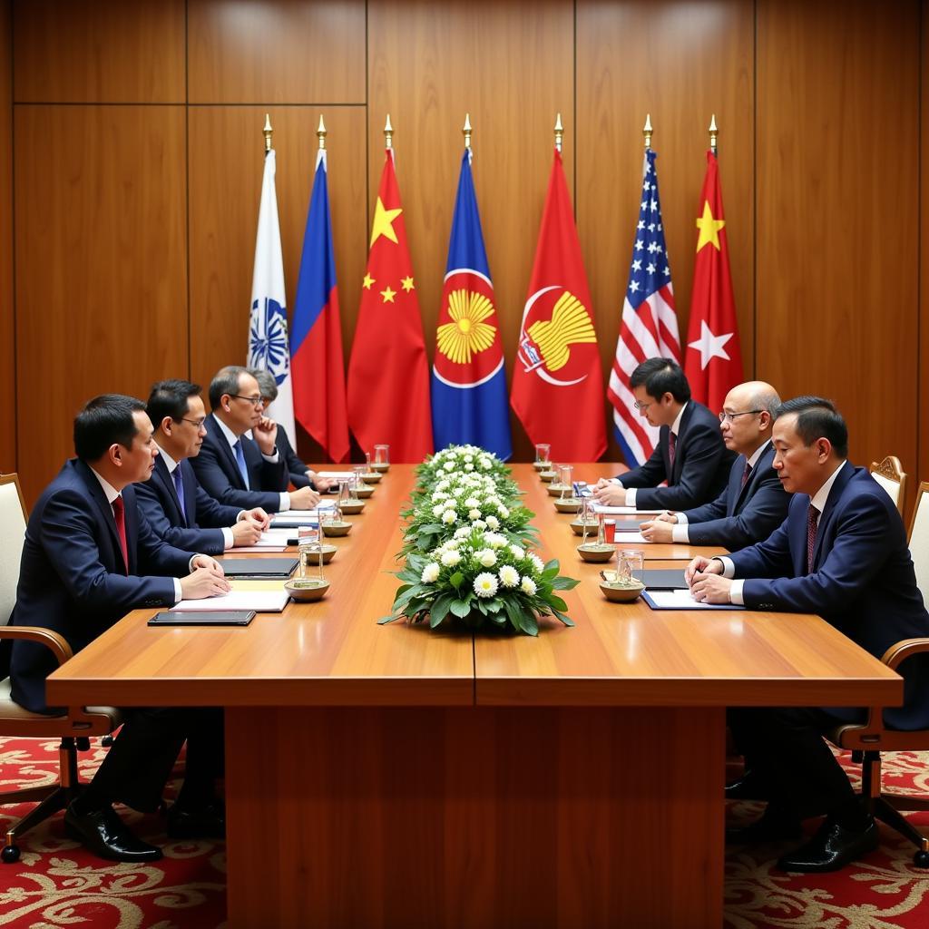 Leaders of ASEAN member states convene at a summit