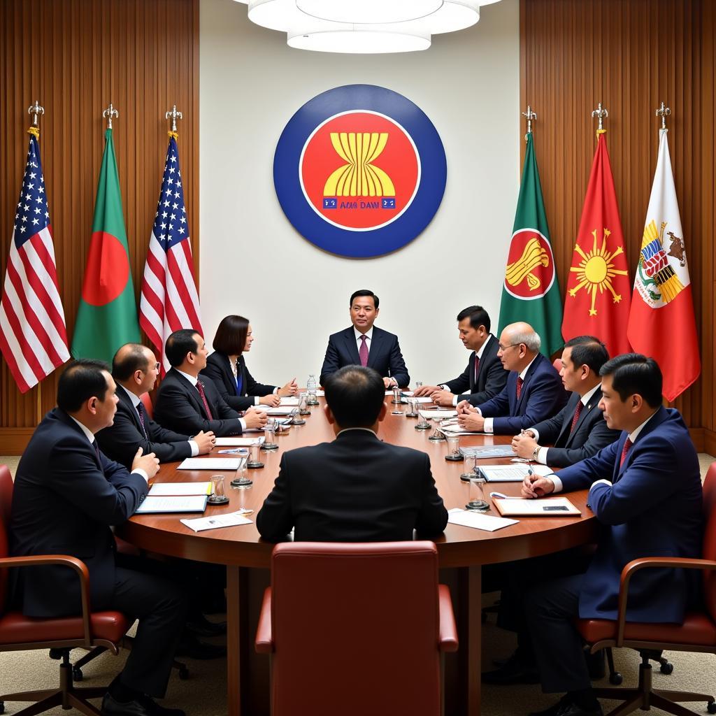 ASEAN Summit: Leaders Collaborating