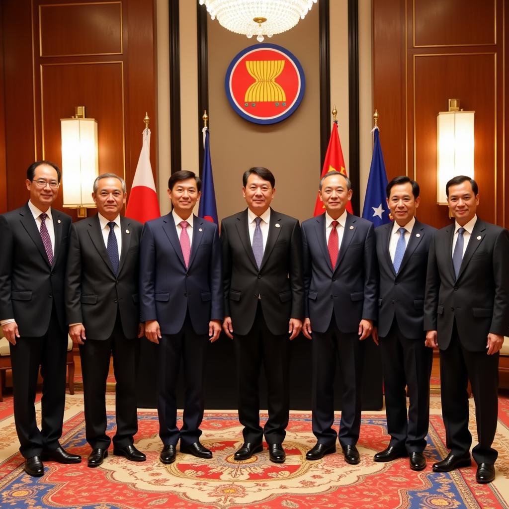 Leaders of ASEAN Nations at a Summit