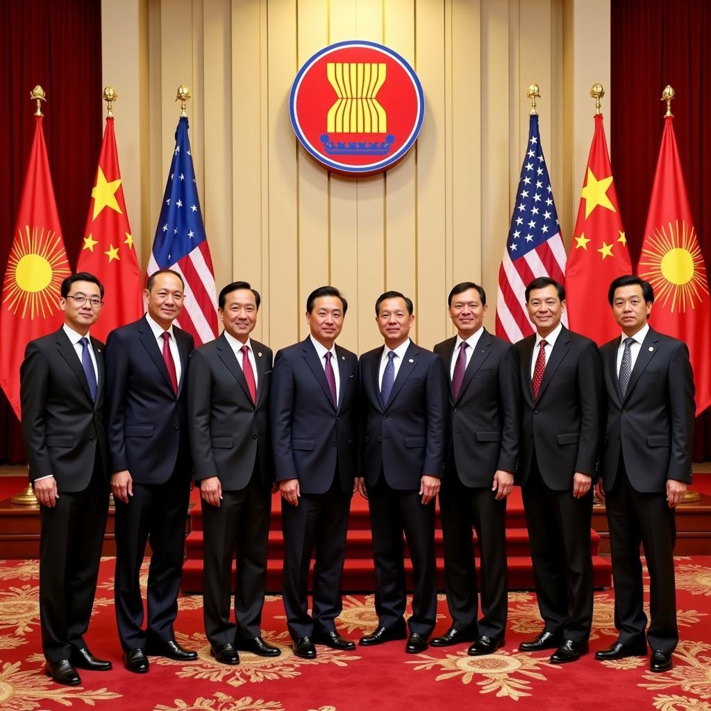 ASEAN Leaders at a Summit