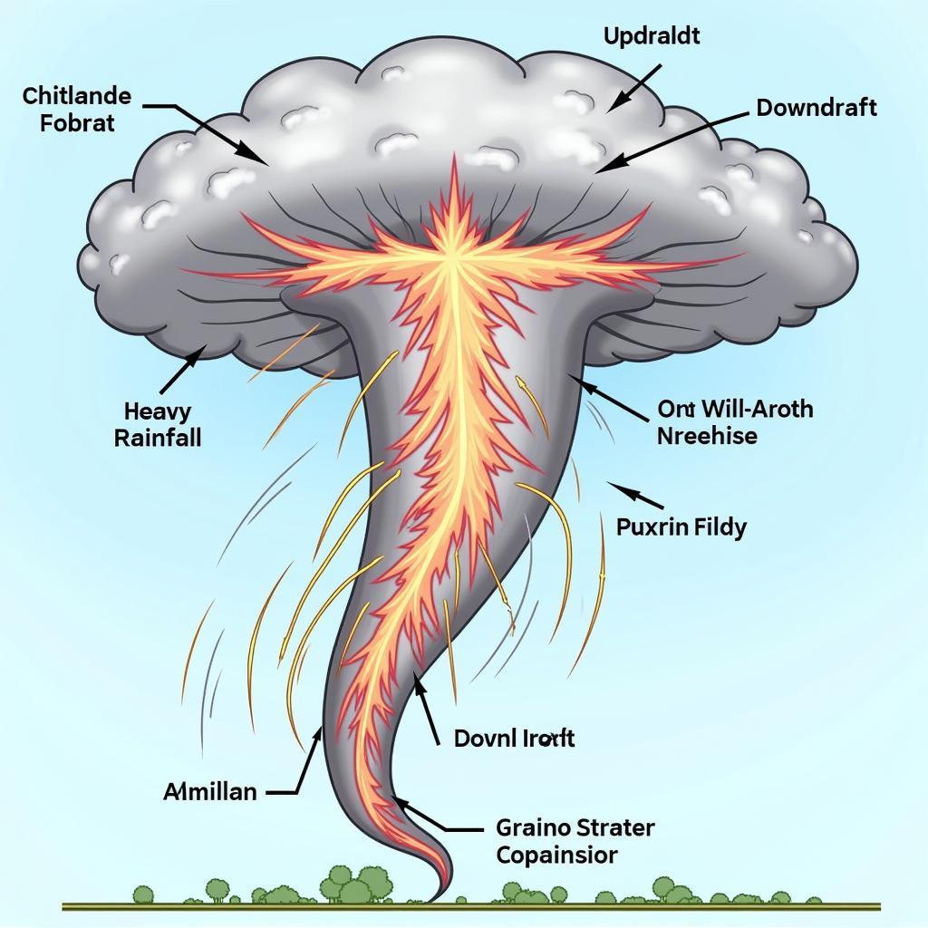 Internal Structure of an ASEAN Supercell