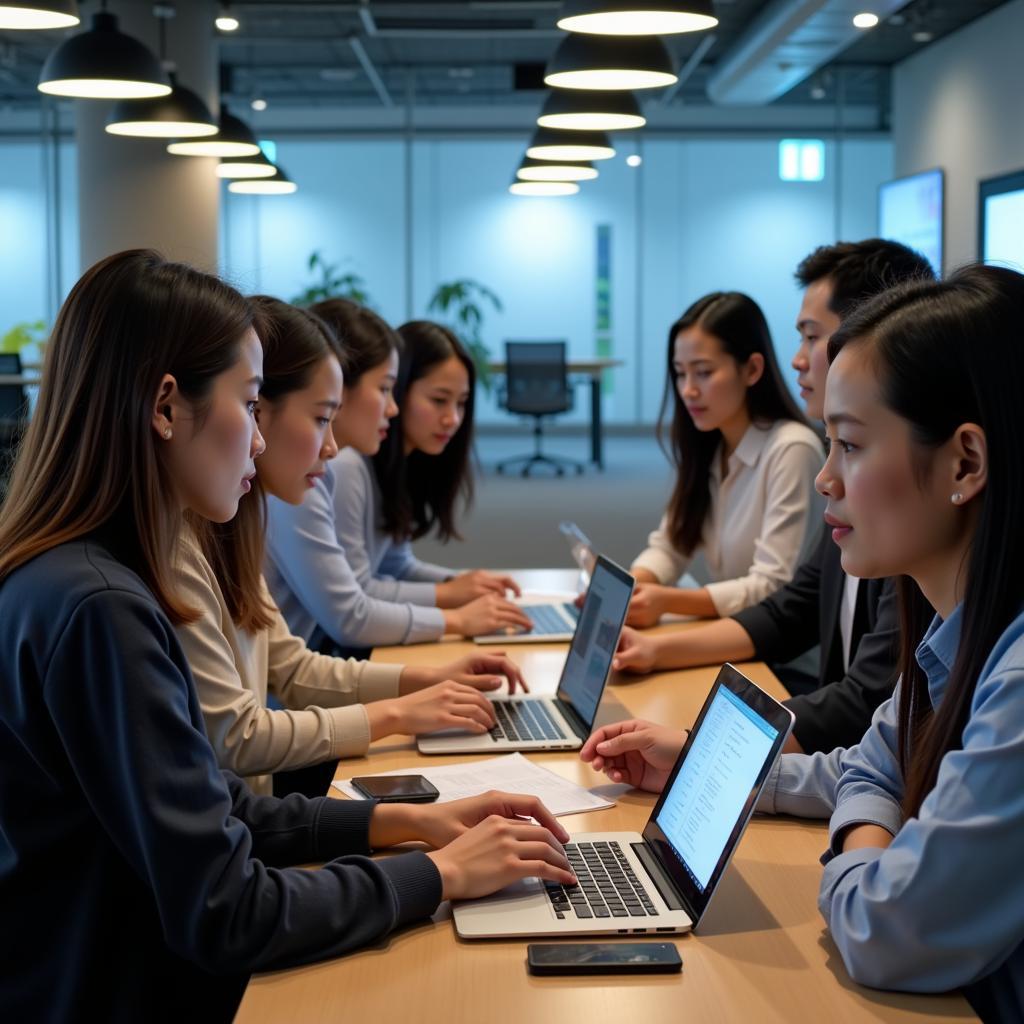 ASEAN Tech Professionals Collaborating