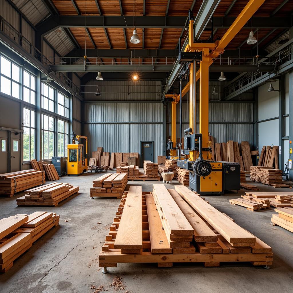 Modern Timber Processing Plant in ASEAN