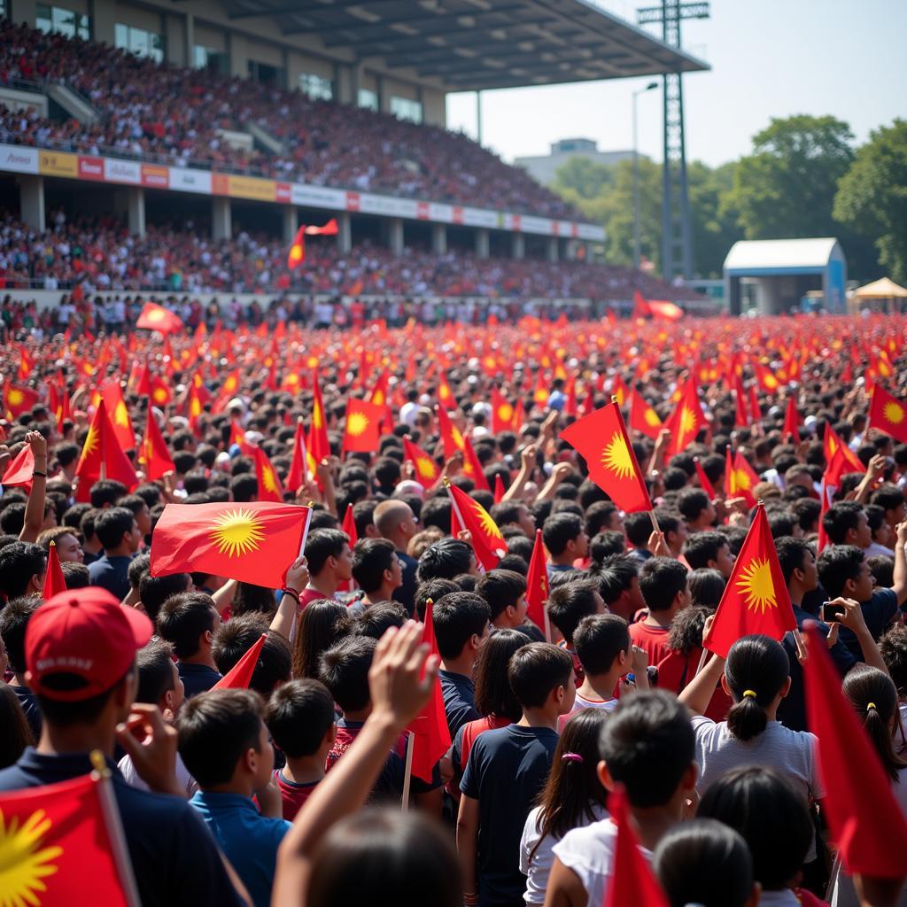 ASEAN Tournament Attendees and Flags