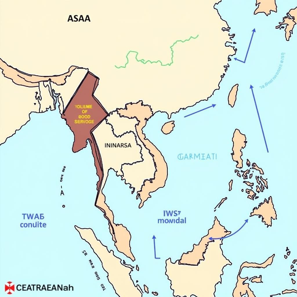 ASEAN Trade Flow Map