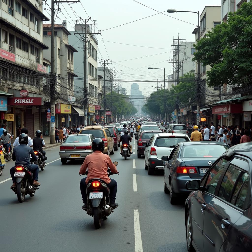 Traffic Congestion in Southeast Asia in 2004