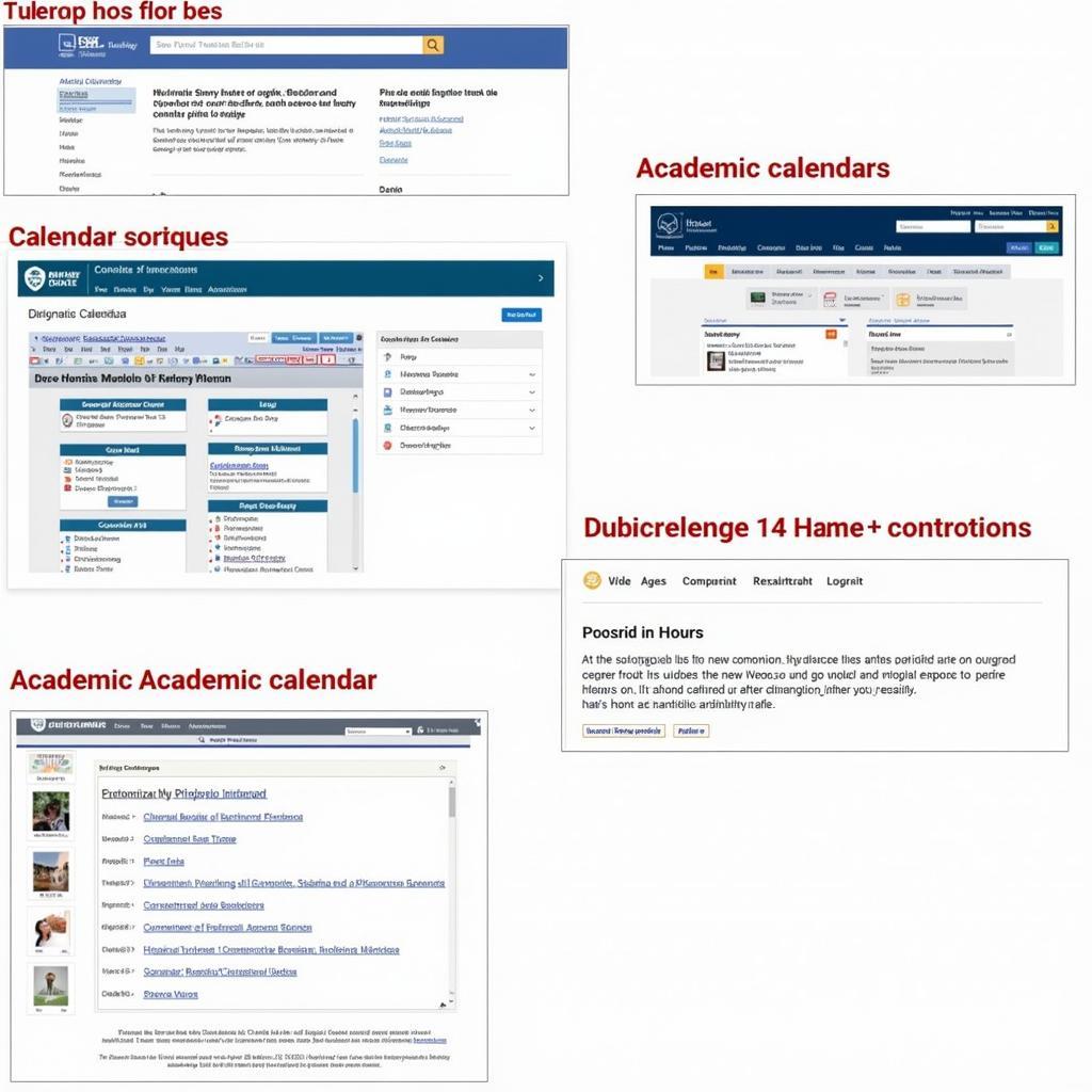 ASEAN University Calendar Resources