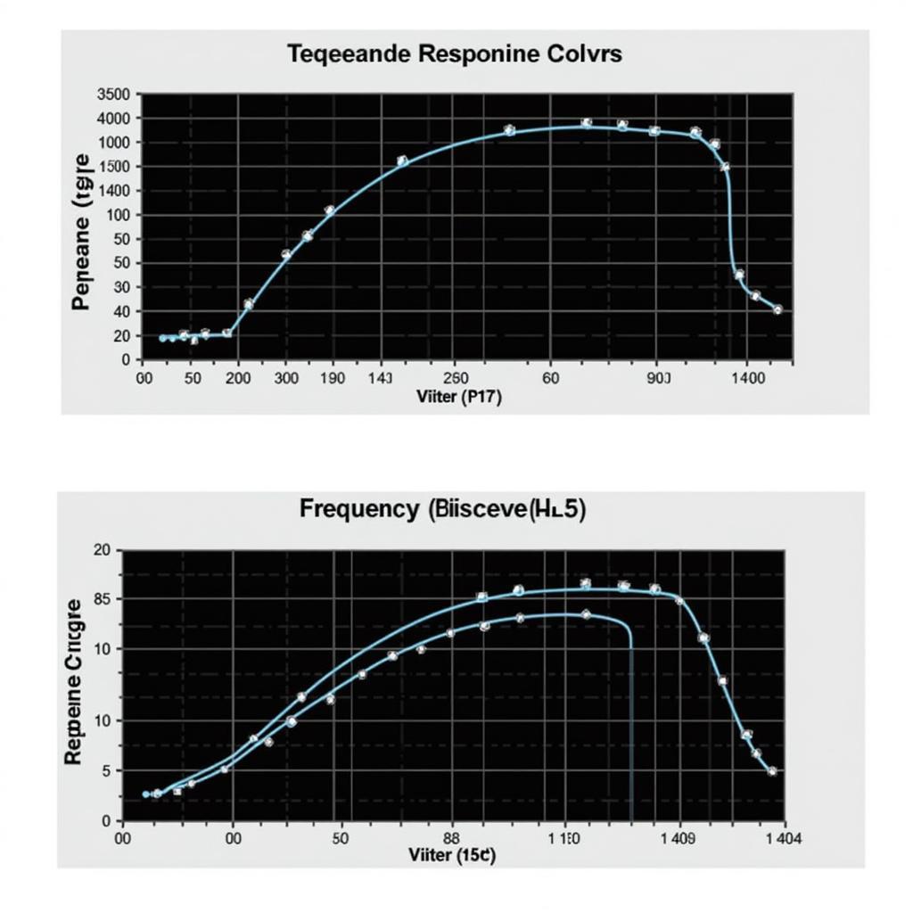 Frequency response charts of Asean UTAR SL5 and SL7 microphones