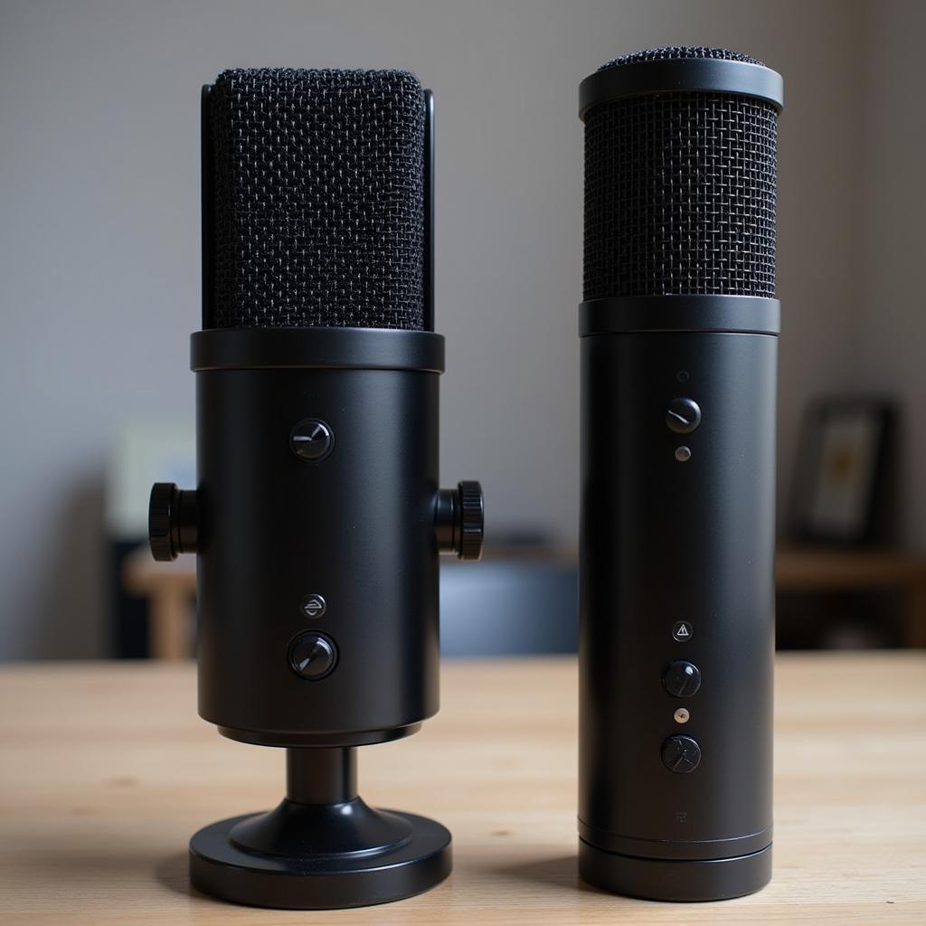 Asean UTAR SL5 and SL7 microphones side-by-side