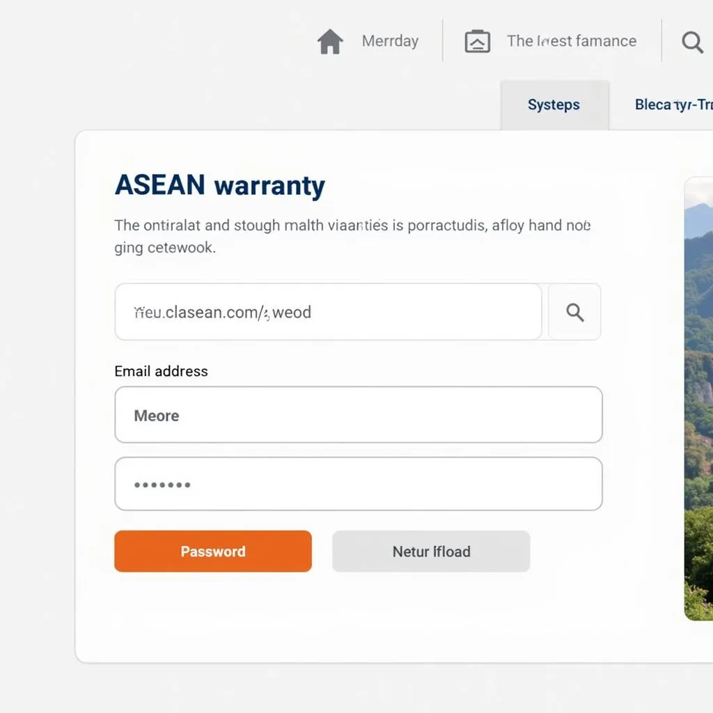 ASEAN Warranty Login Portal