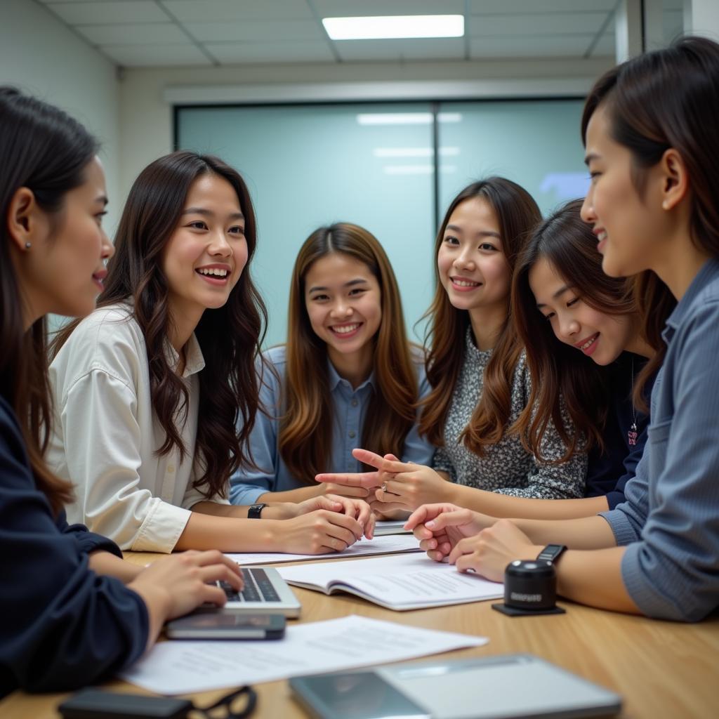 ASEAN Youth Attending a Skills Development Workshop