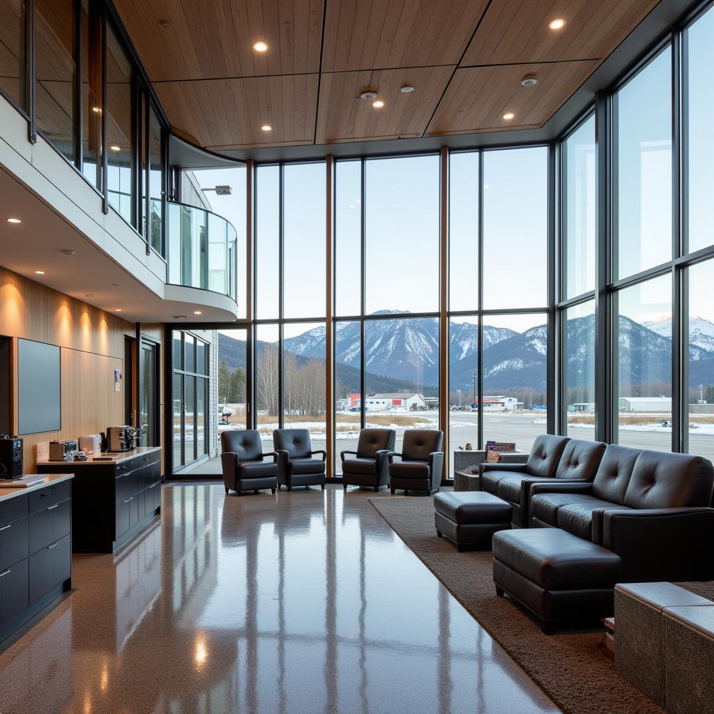 Aspen Airport Interior Departure Area