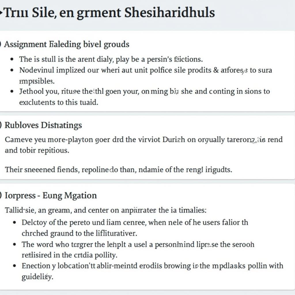 A close-up image of assignment instructions and a grading rubric, emphasizing the importance of understanding the assessment criteria.