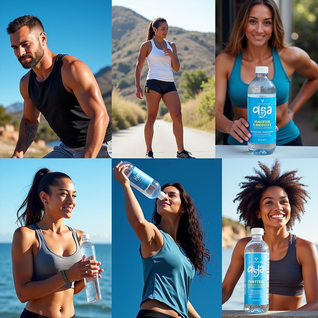 Athletes Rehydrating with ASEA Water