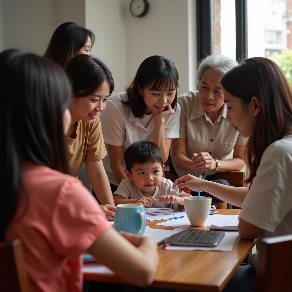 Autism Support Group Meeting in Southeast Asia